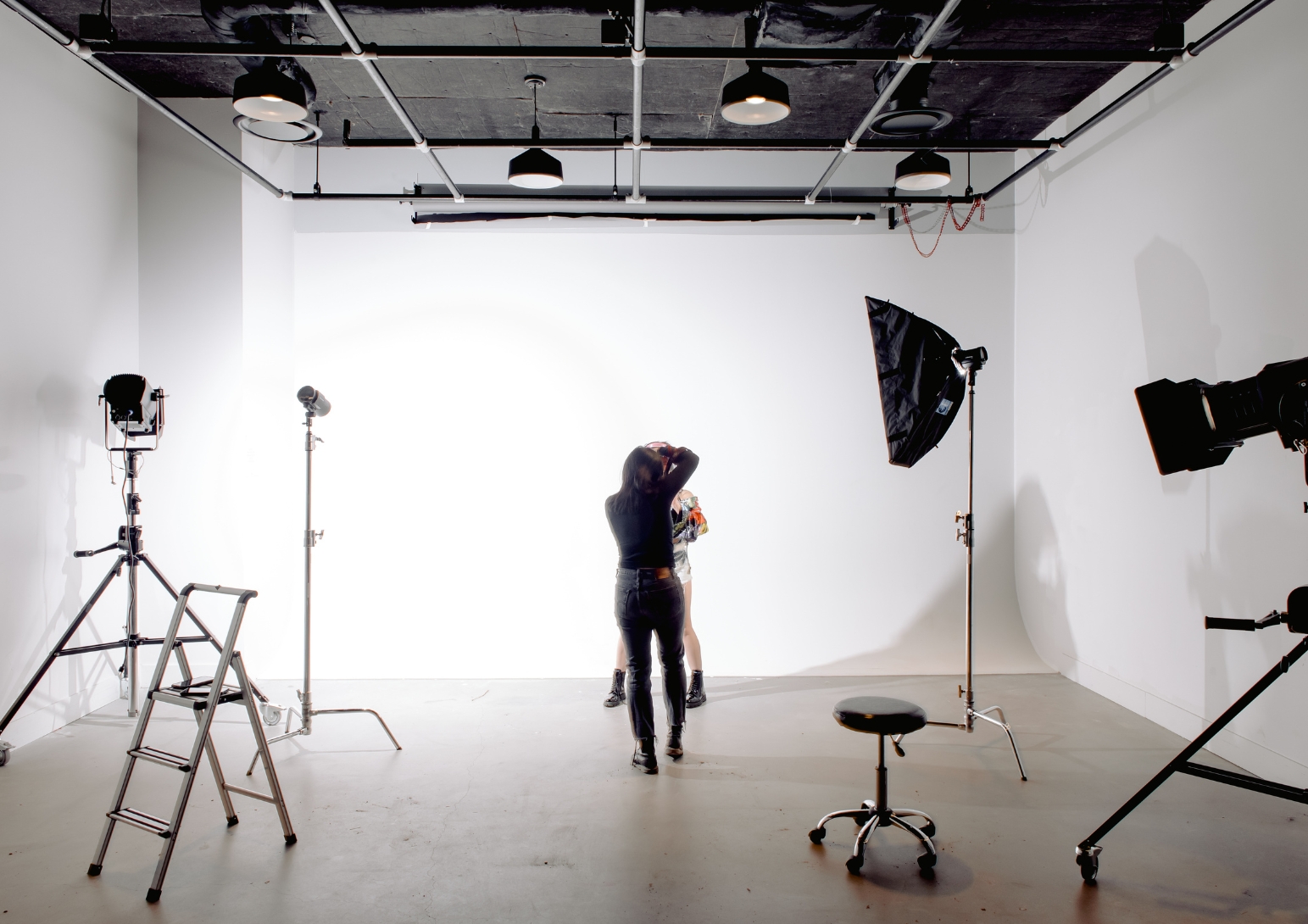 Großes Loft-Studio mit Profi-Licht
